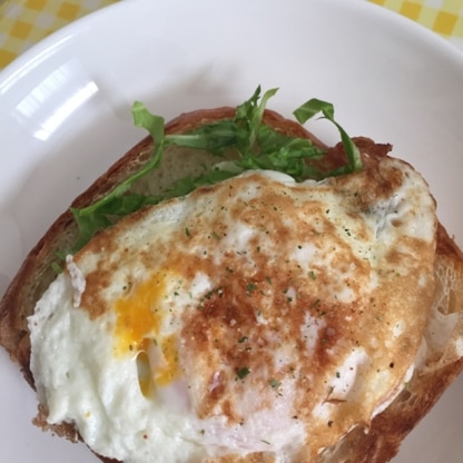 リクエストにより目玉焼きは両面焼きです。朝ごはんに美味しかったです(*^o^*)♡
ご馳走様でした♪